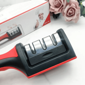 Afilador De Cuchillos Tijera Acero Mango